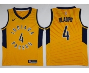 Nike Indiana Pacers #4 Victor Oladipo Gold NBA Swingman Statement Edition Jersey