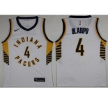 Nike Indiana Pacers #4 Victor Oladipo White NBA Swingman Association Edition Jersey