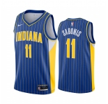 Nike Pacers #11 Domantas Sabonis Blue NBA Swingman 2020-21 City Edition Jersey