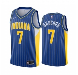 Nike Pacers #7 Malcolm Brogdon Blue NBA Swingman 2020-21 City Edition Jersey