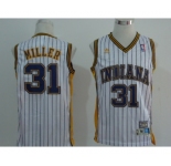 nba indiana pacers #31 miller white stripe(fans edition)