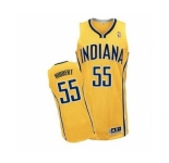 nba indiana pacers #55 hibbert yellow