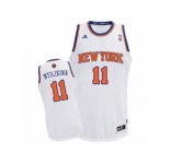 Men Adidas New York Knicks #11 Frank Ntilikina Swingman White Home NBA Jersey