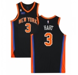 Men New York Knicks Josh Hart #3 Black Stitched Home NBA Jersey