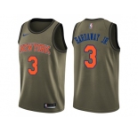 Men Nike New York Knicks #3 Tim Hardaway Jr. Green Salute to Service NBA Swingman Jersey
