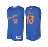 Men's New York Knicks #13 Joakim Noah Royal 2016 Christmas Day NBA Swingman Jersey
