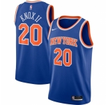 Men's New York Knicks #20 Kevin Knox II Nike Blue 2020-21 Swingman Jersey