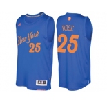 Men's New York Knicks #25 Derrick Rose Royal 2016 Christmas Day NBA Swingman Jersey