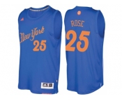 Men's New York Knicks #25 Derrick Rose Royal 2016 Christmas Day NBA Swingman Jersey