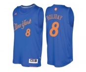 Men's New York Knicks #8 Justin Holiday Royal 2016 Christmas Day NBA Swingman Jersey