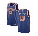 Men's Nike New York Knicks #13 Mark Jackson Swingman Royal Blue NBA Jersey - Icon Edition