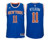 New York Knicks #11 Frank Ntilikina Road Blue New Swingman Stitched NBA Jersey