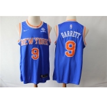 New York Knicks  #9 RJ. Barrett Royal Nike Swingman Jersey