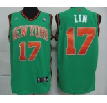 nba jerseys new york knicks #17 jeremy lin green