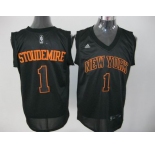 nba new york knicks #1 stoudemire black