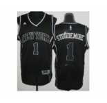 nba new york knicks #1 stoudemire black[revolution 30]