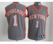 nba new york knicks #1 stoudemire grey