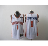 nba new york knicks #1 stoudemire white[2011 swingman revolution 30][losbulls latina]