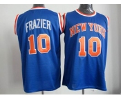 nba new york knicks #10 frazier m&n blue