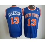 nba new york knicks #13 jackson m&n blue
