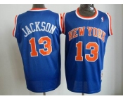 nba new york knicks #13 jackson m&n blue