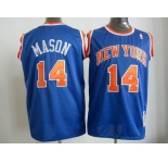 nba new york knicks #14 mason m&n blue