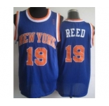nba new york knicks #19 reed blue