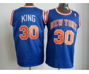 nba new york knicks #30 king m&n blue