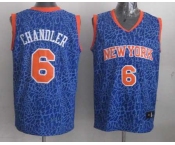 nba new york knicks #6 chandler blue leopard print[2014 new]