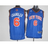 nba new york knicks #6 chandler blue
