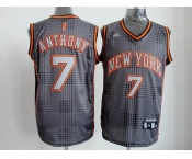 nba new york knicks #7 anthony black-grey[2012]