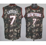 nba new york knicks #7 anthony camo