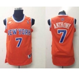 nba new york knicks #7 anthony orange[revolution 30 swingman][new]