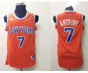 nba new york knicks #7 anthony orange[revolution 30 swingman][new]
