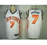 nba new york knicks #7 anthony white