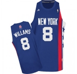 nba new york knicks #8 willams blue(fans edition)