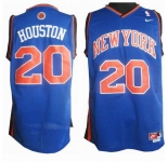 nike nba new york knicks #20 houston blue[nike]