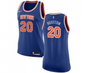 Women's Nike New York Knicks #20 Allan Houston Swingman Royal Blue NBA Jersey - Icon Edition