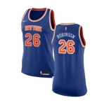 Women's Nike New York Knicks #26 Mitchell Robinson Authentic Royal Blue NBA Jersey - Icon Edition