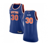 Women's Nike New York Knicks #30 Bernard King Swingman Royal Blue NBA Jersey - Icon Edition