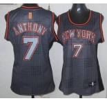 women nba new york knicks #7 anthony black-grey[2012]