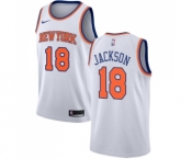 Youth Nike New York Knicks #18 Phil Jackson Swingman White NBA Jersey - Association Edition