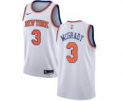 Youth Nike New York Knicks #3 Tracy McGrady Swingman White NBA Jersey - Association Edition