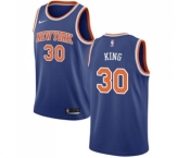 Youth Nike New York Knicks #30 Bernard King Swingman Royal Blue NBA Jersey - Icon Edition