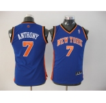 youth nba new york knicks #7 anthony blue