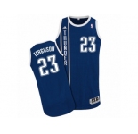 Men Adidas Oklahoma City Thunder #23 Terrance Ferguson Authentic Navy Blue Alternate NBA Jersey