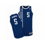 Men's Adidas Oklahoma City Thunder #5 Victor Oladipo Authentic Navy Blue Alternate NBA Jersey