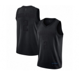 Men's Oklahoma City Thunder #2 Shai Gilgeous-Alexander Swingman Black MVP Basketball Jersey