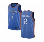 Men's Oklahoma City Thunder #2 Shai Gilgeous-Alexander Swingman Royal Blue Basketball Jersey - Icon Edition