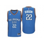 Men's Oklahoma City Thunder #22 Taj Gibson adidas Light Blue Player Swingman Jersey